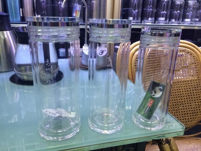 西安思宝玻璃杯批发商场同款山水知音 高山流水 墨晶